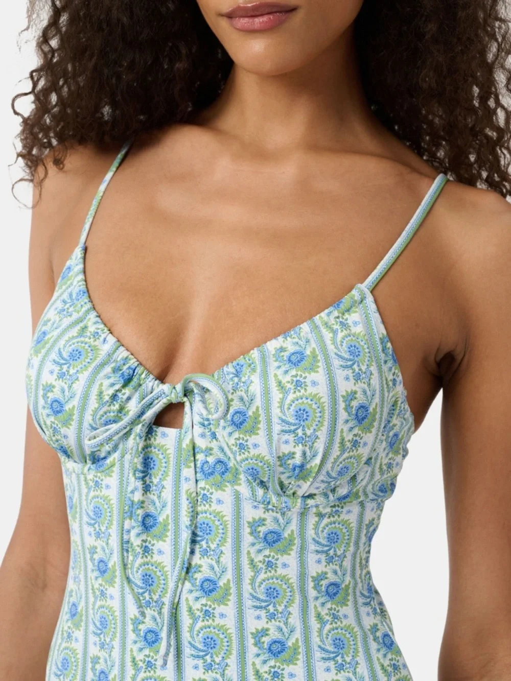 Roller Rabbit Provencal Stripe Aurora One Piece Size XLBLUE / XL
